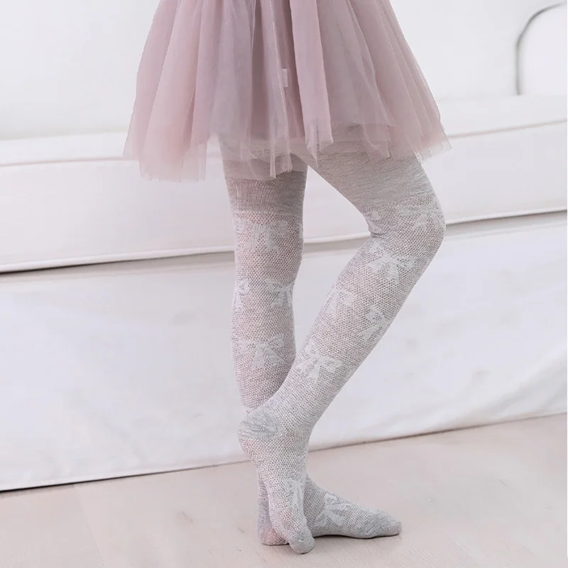 Verano bebé malla fina arcos medias infantiles calcetines para niñas pantimedias de punto de algodón niños medias accesorios Leggings - imagen 3
