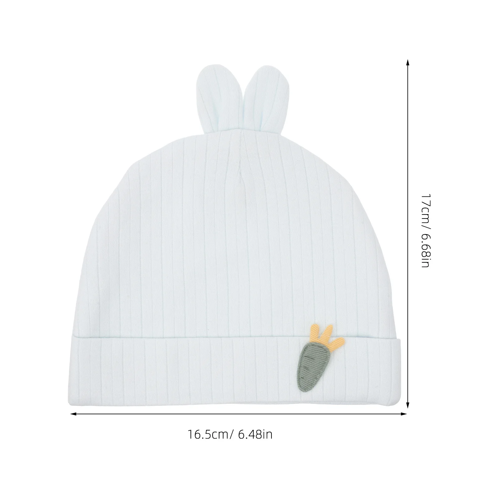 Gorro de algodón para niñas recién nacidas, gorro para niñas, diseño de Orejas de conejo, sombrero de primavera para niños, accesorios infantiles con Orejas de conejo - imagen 4