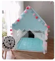 only blue tent