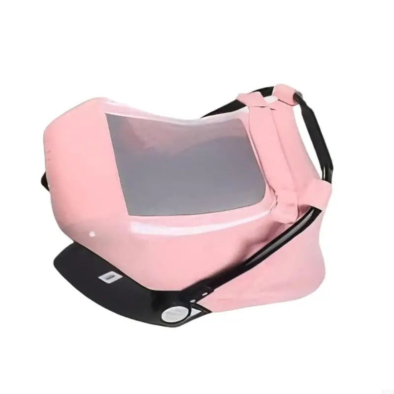 D7YD carrito bebé multifunción, sombrilla, funda para cesta transporte, ventana transpirable, funda protectora cómoda para - imagen 3