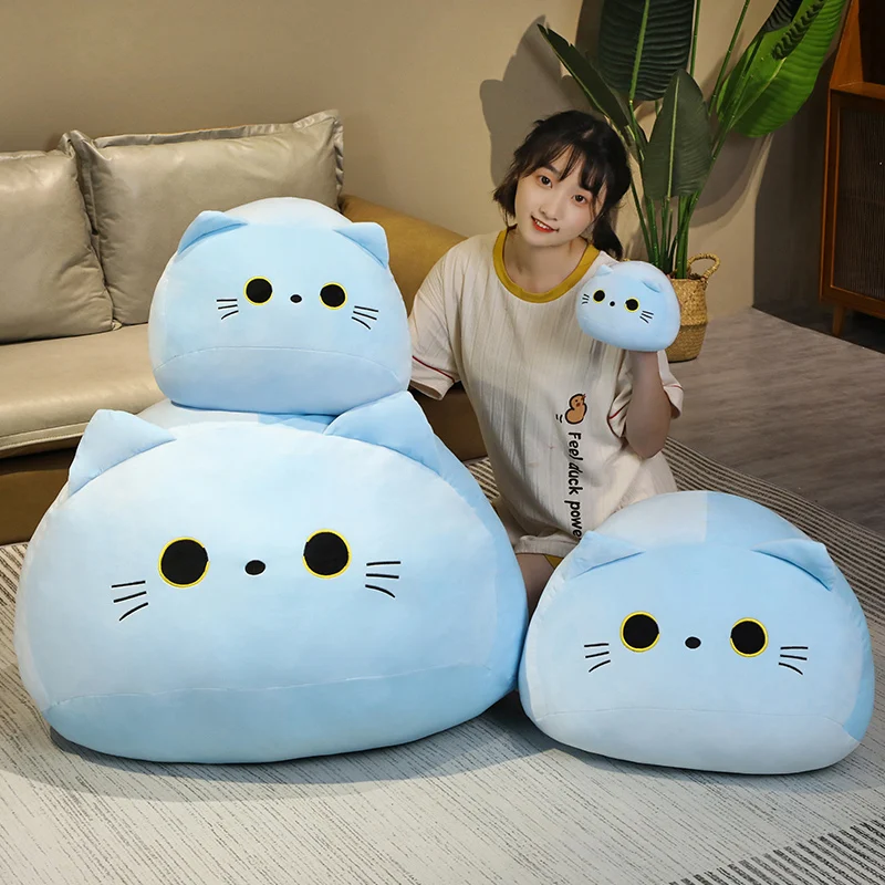 Almohada peluche de gato negro de felpa suave para regalo - imagen 2