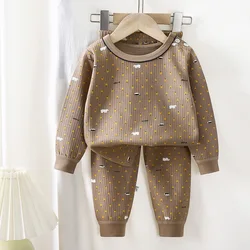 Pijama infantil de algodón con dibujos - Manga larga para niños