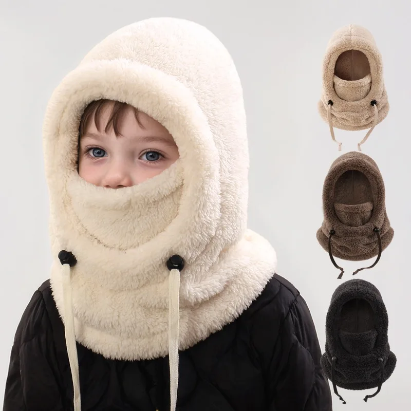 Gorro térmico con capucha para niños, protección integral de invierno - imagen 3