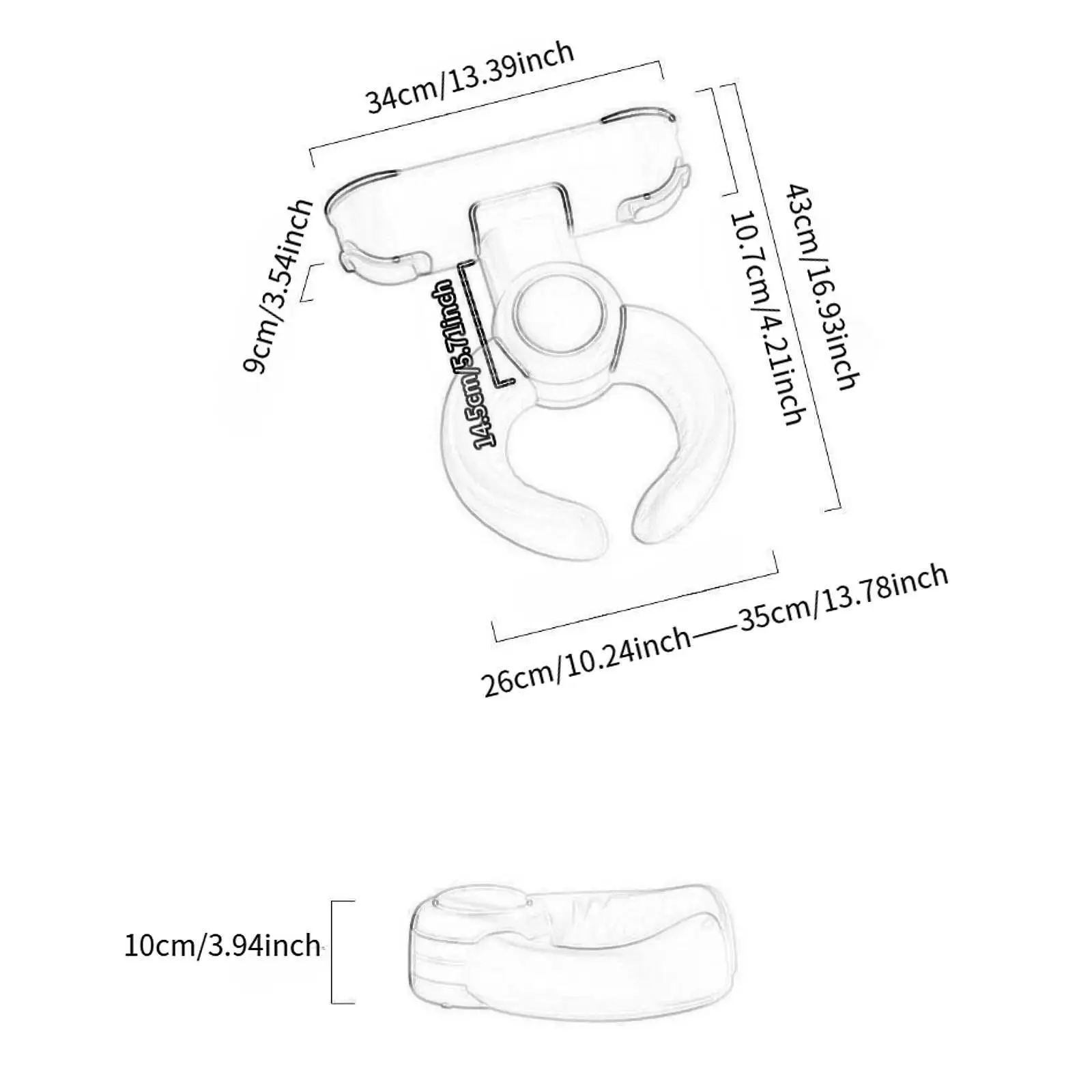 Baby Shower Stand Folding Stable for 6 Months to 3 Years Old Kids Boys Girls