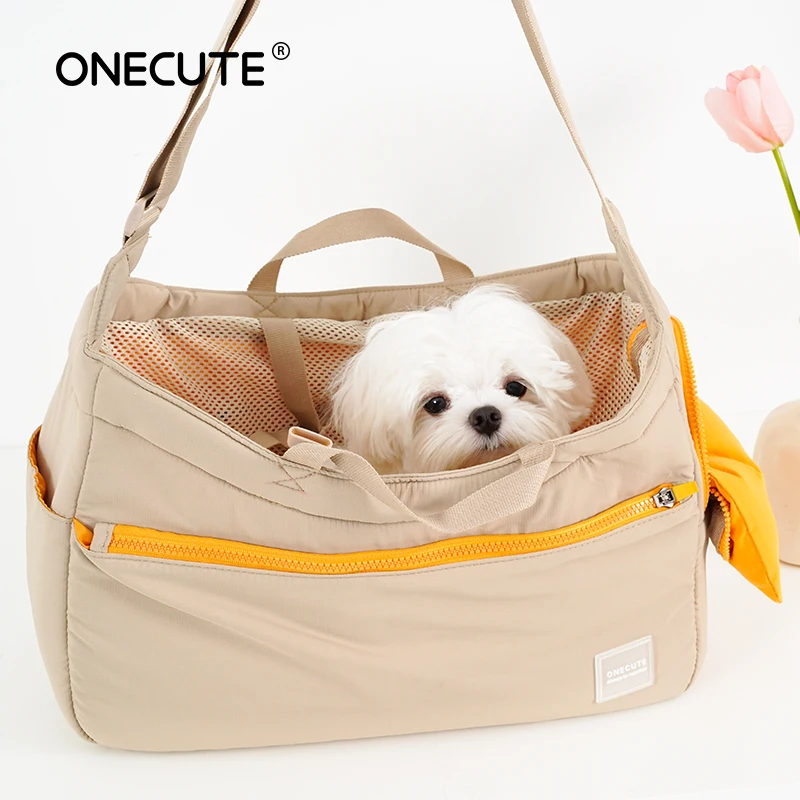 Mochila plegable para perros pequeños - cabina y malla transpirable
