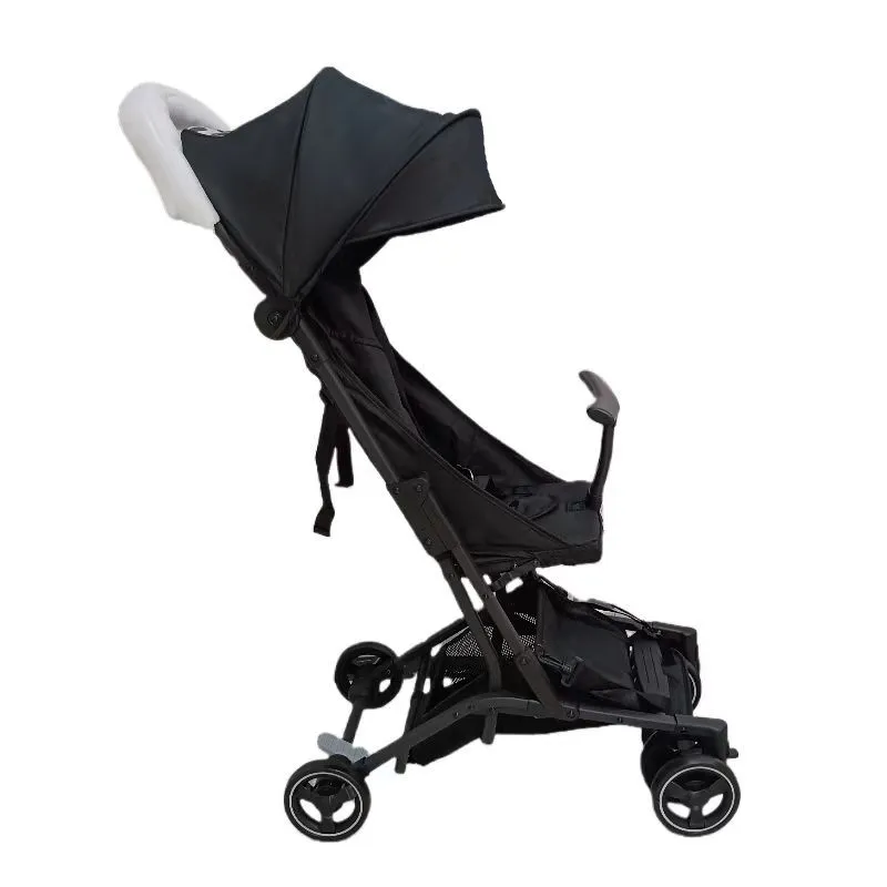 Cochecito de bebé reclinable ultraligero, 3 modos, 50kg, soporte de carga, paraguas compacto a prueba de golpes, carro plegable para avión de viaje - imagen 5