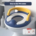 blue soft cushion
