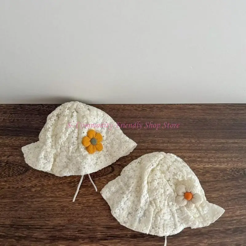 Sombrero pescador transpirable para niñas – Algodón suave - imagen 3