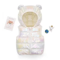 Chaleco algodón con capucha bebé – Ideal otoño-invierno, cómodo