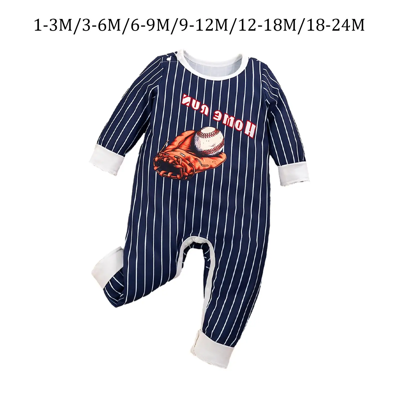Long Sleeve Striped Print Jumpsuit Outfit Fashion Casual Breathable Baby Clothes Climb Clothing Kids Clothes for Toddlers Infant