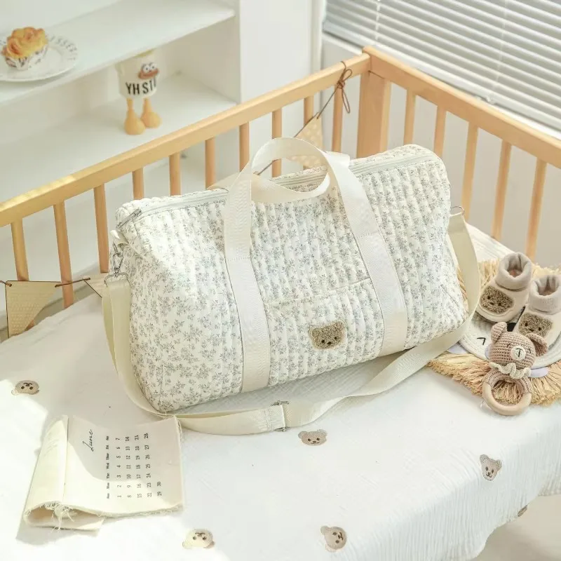 Bolsa de mamá de gran capacidad, bolsa colgante para cochecito, organizador de artículos para bebé, bolsa de viaje, bolsas de pañales, paquetes de maternidad - imagen 2