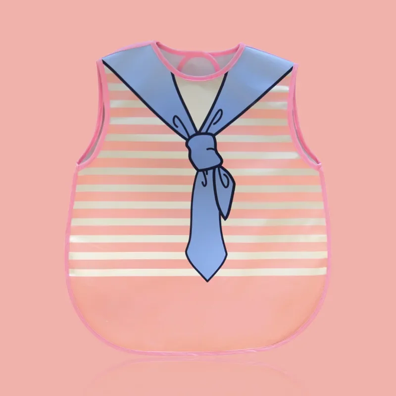 Baberos ajustables EVA impermeables para bebé, Bandana para niños, tela para eructar, vestido Formal, estilo, toalla para Saliva, bufanda, delantal, ropa - imagen 5