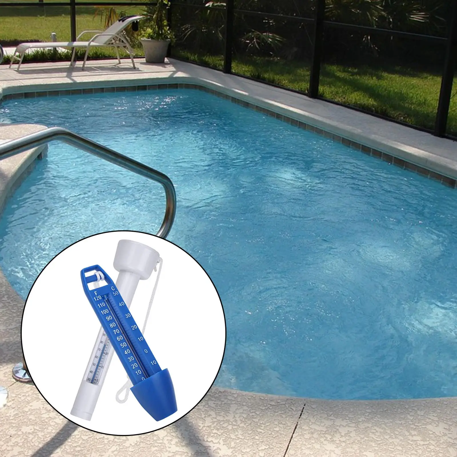 Termómetro para piscina flotante de lectura rápida - imagen 4