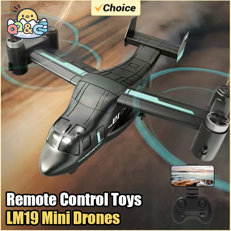 Mini Drones LM19 RC con Control remoto, avión UAV, modo Land Air, avión controlado por Radio, juguetes para niños, regalos para niños