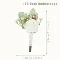 white corsage 1pc