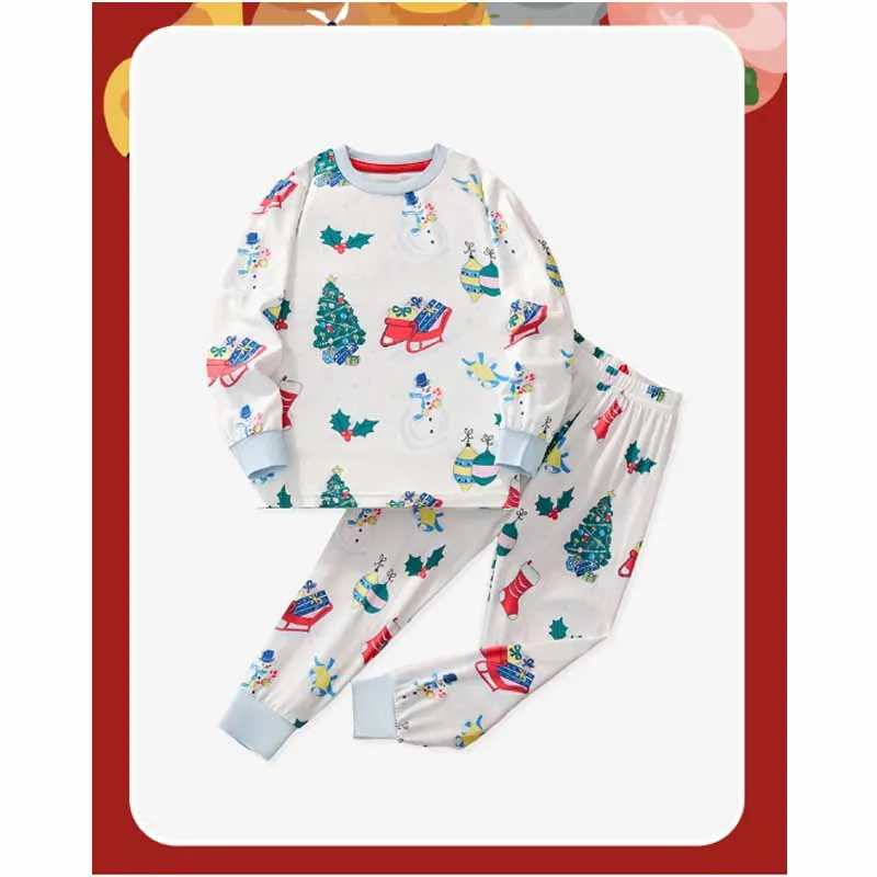 Conjunto navidad con motivo de árbol y estrella
