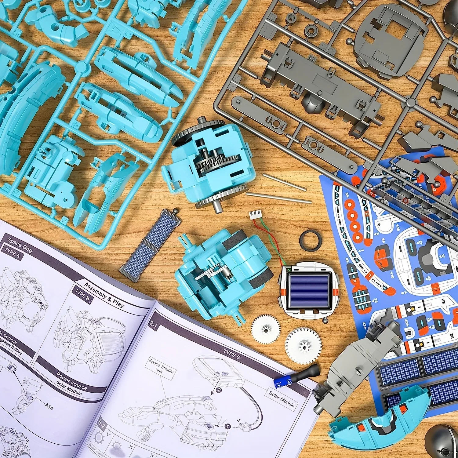 Kit de Robot Solar STEM 6 en 1, juguetes, regalos para niños, construcción educativa, conjunto de experimentos científicos, cumpleaños para niños y niñas - imagen 5