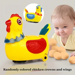 Muñeco de juguete eléctrico para poner huevos, pollo con sonido, música, parlante, pollo que camina, canto, baile, pollito, juguete de Pascua para niños y niñas