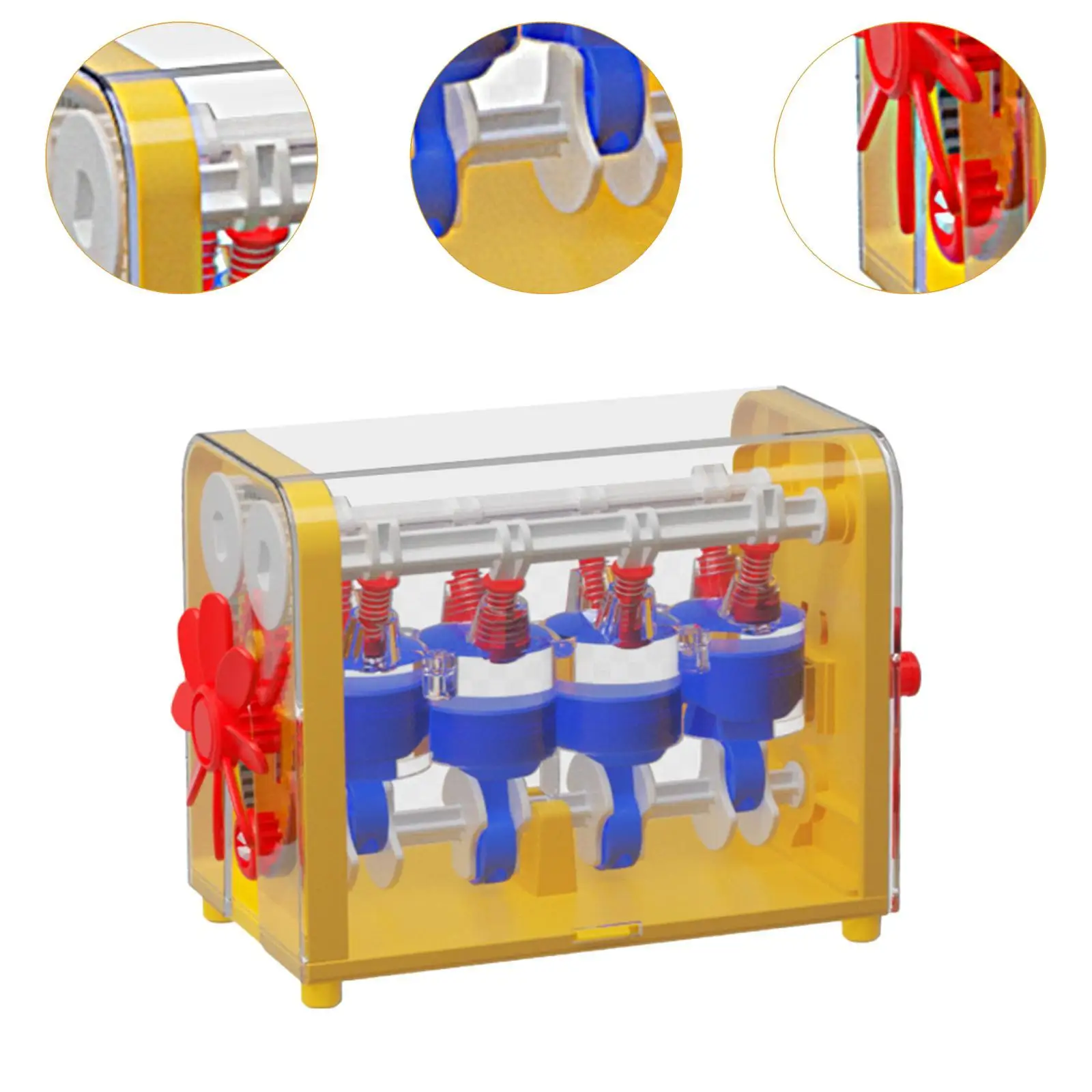 Engine Model Assembly Toy, Children Engine Assembly Toy Experiment Mechanical Learning Tool ,