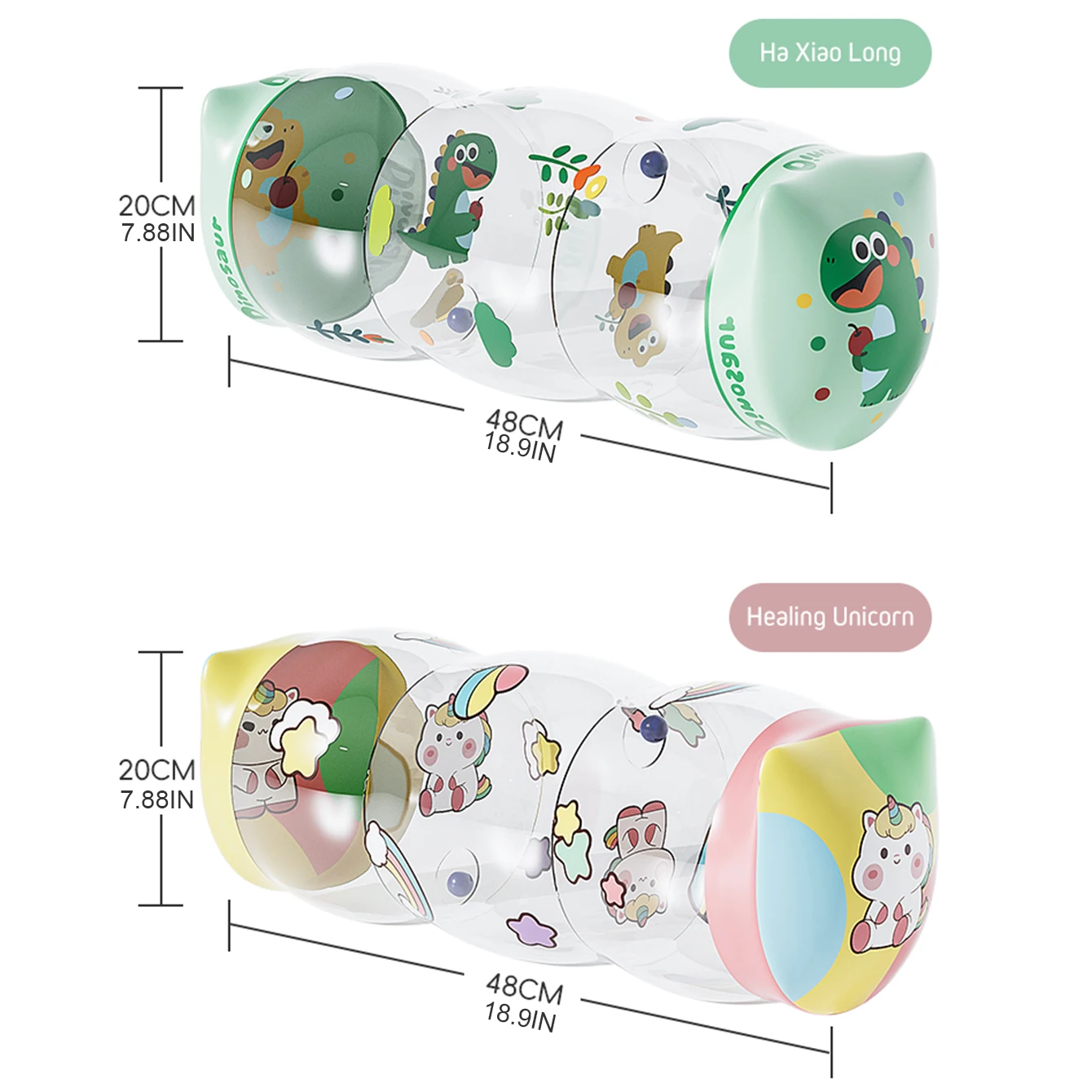 Centro de actividades con rodillo gatear y laberinto para bebés - imagen 5