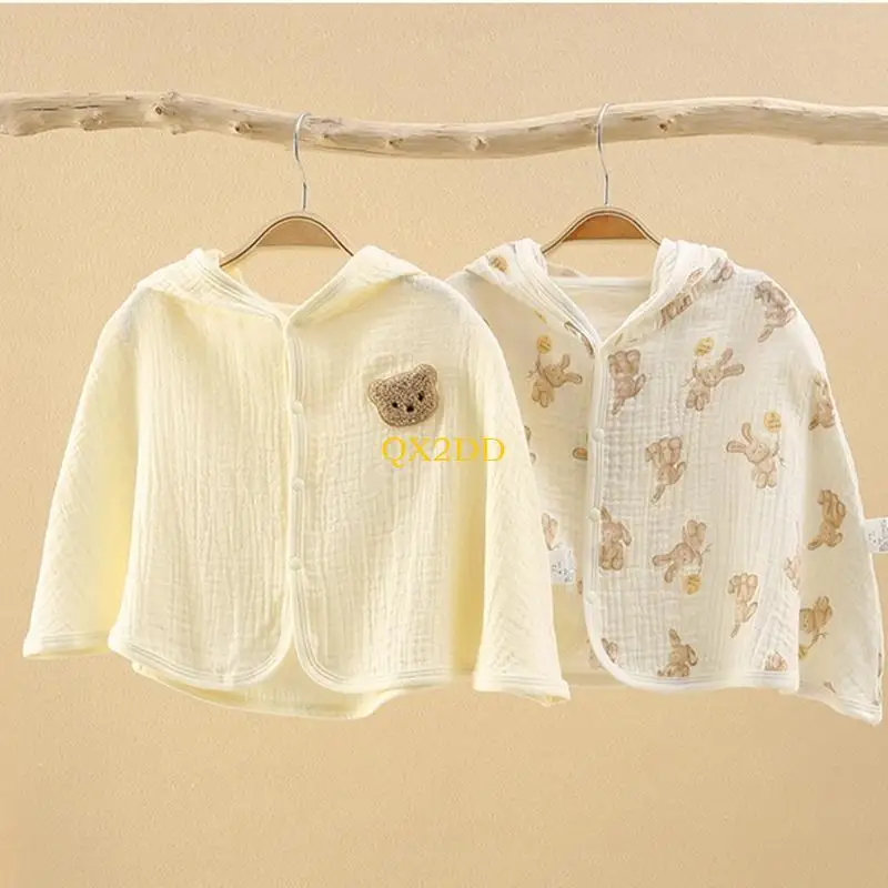 QX2D Bebé Niñas Niños Niños Pequeños Capa Protector Solar Chaquetas Capa Con Capucha Ropa Verano - imagen 5