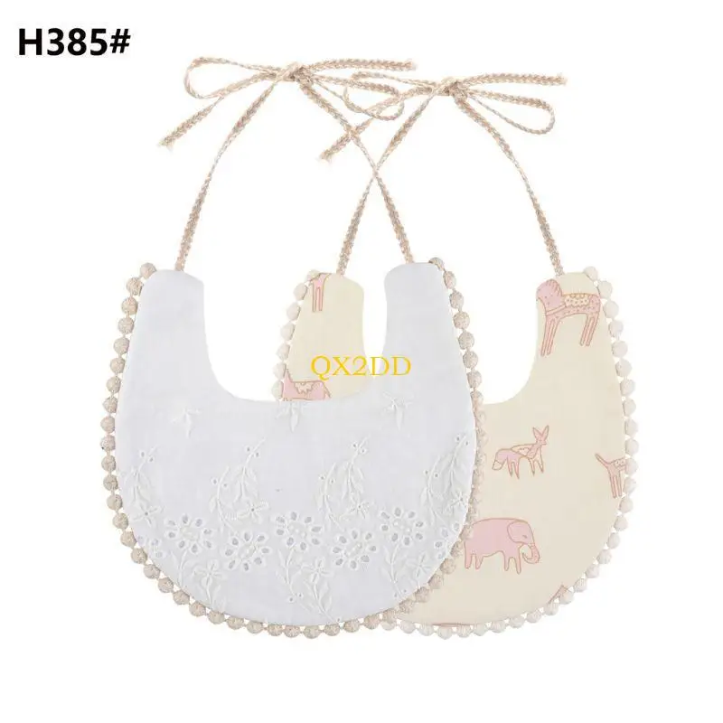 Bandana para niñas estilo campestre con doble lazo para fotos - imagen 3