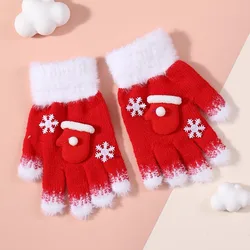 Guantes de invierno para bebé – Cálidos y cómodos, diseño navideño