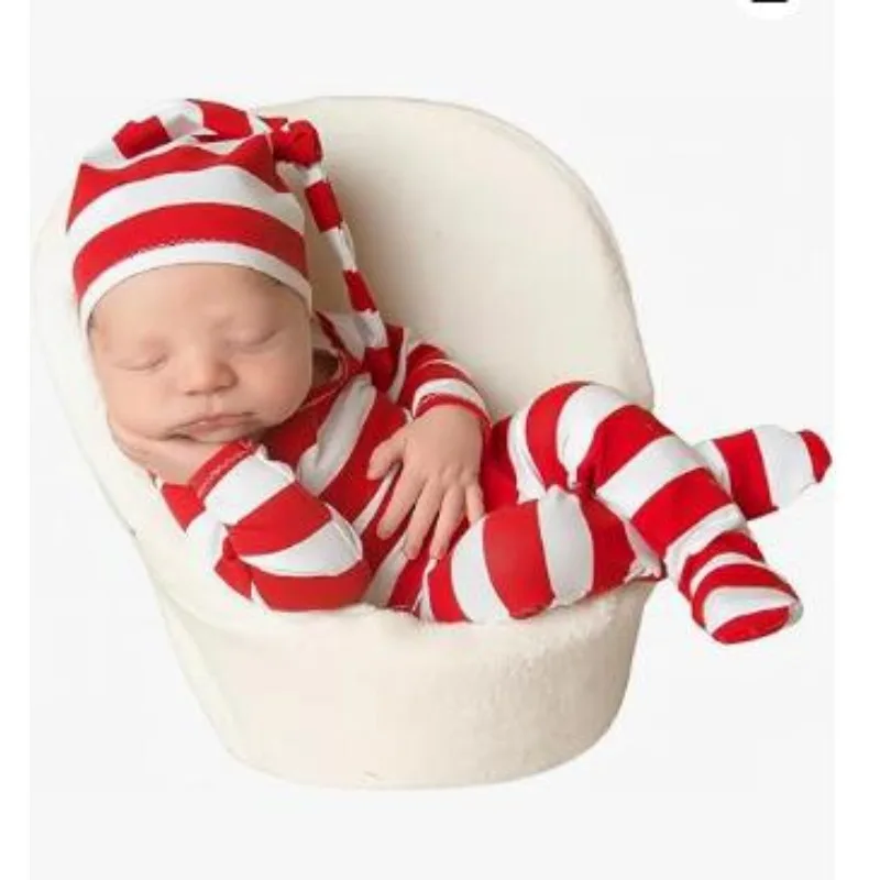 Accesorios navideños para bebé – Conjunto rojo de Papá Noel - imagen 5