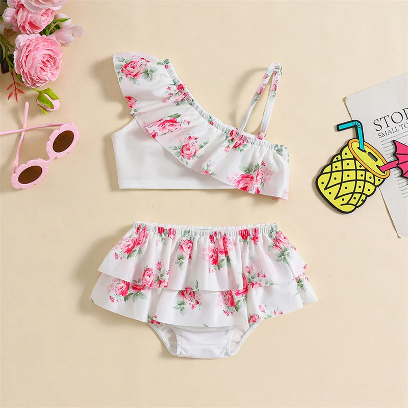Conjunto de baño estampado para bebés – Bikini de dos piezas - imagen 2