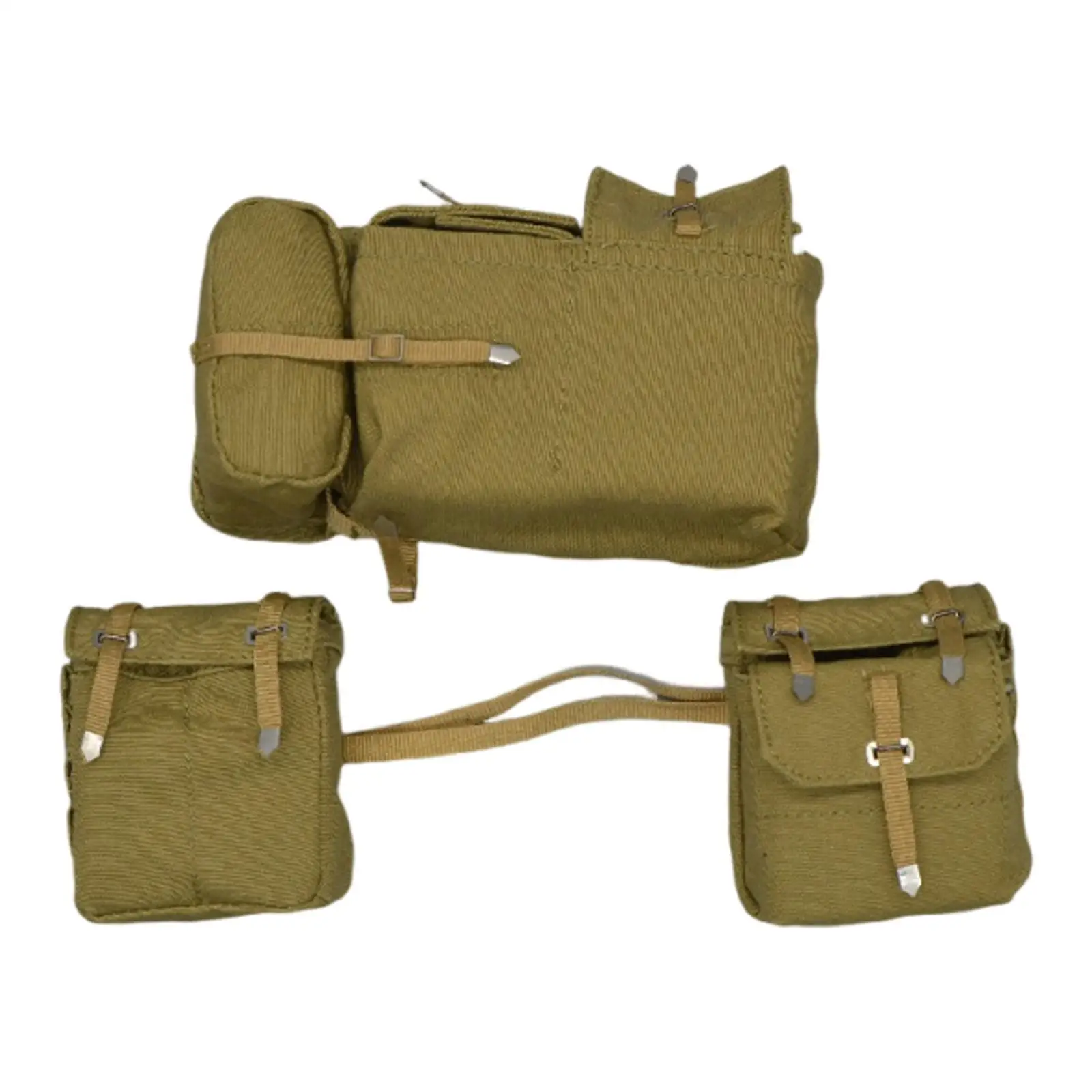 3 Pieces 1:6 Decoration Handmade Tool Bag Backpack Model for 12 3 Pieces 1:6 Decoration Handmade Tool Bag Backpack Model for 12