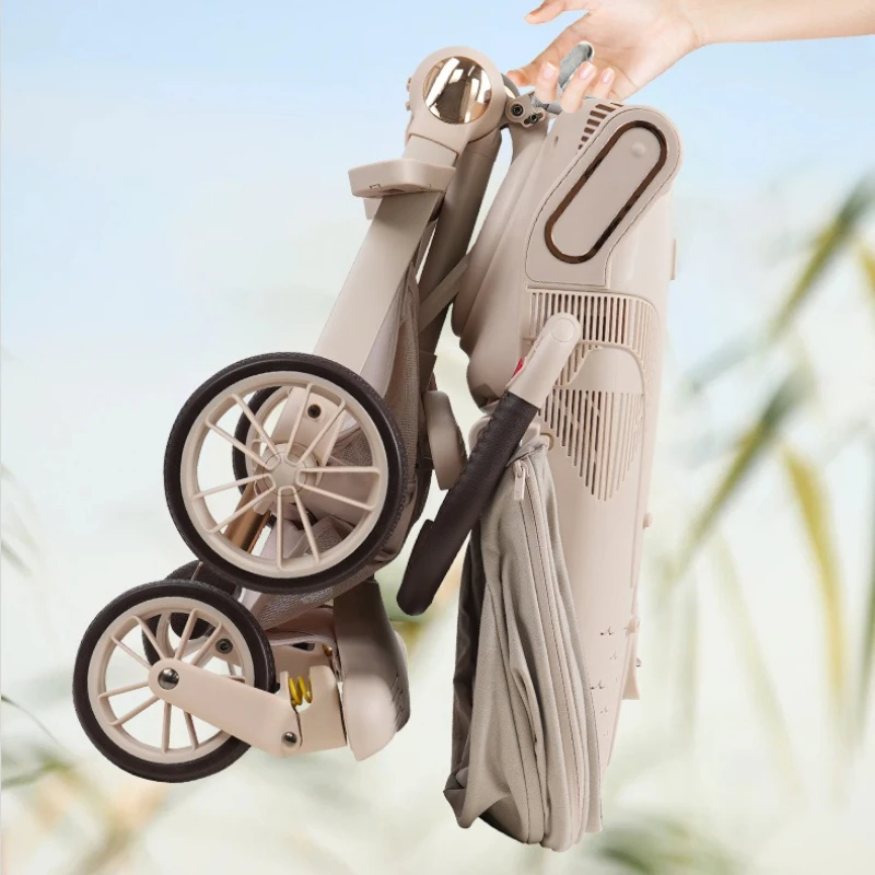 Cochecito ligero de bebé reclinable con plegado 2 direcciones - imagen 3