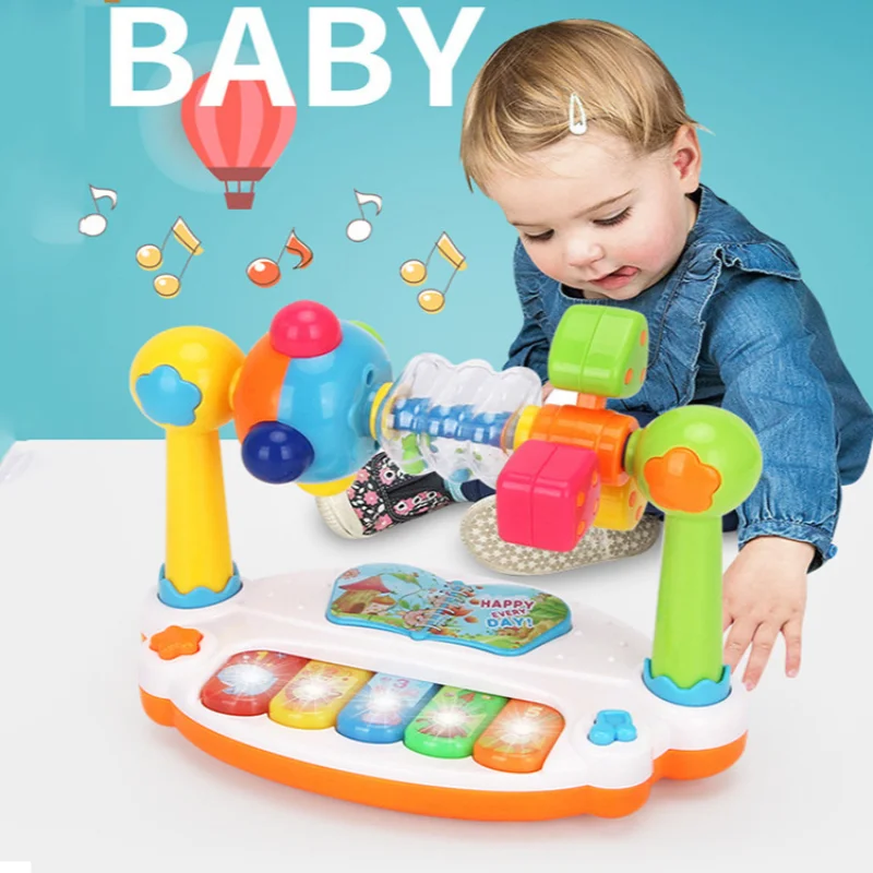 Piano infantil de madera educativo musical para niños