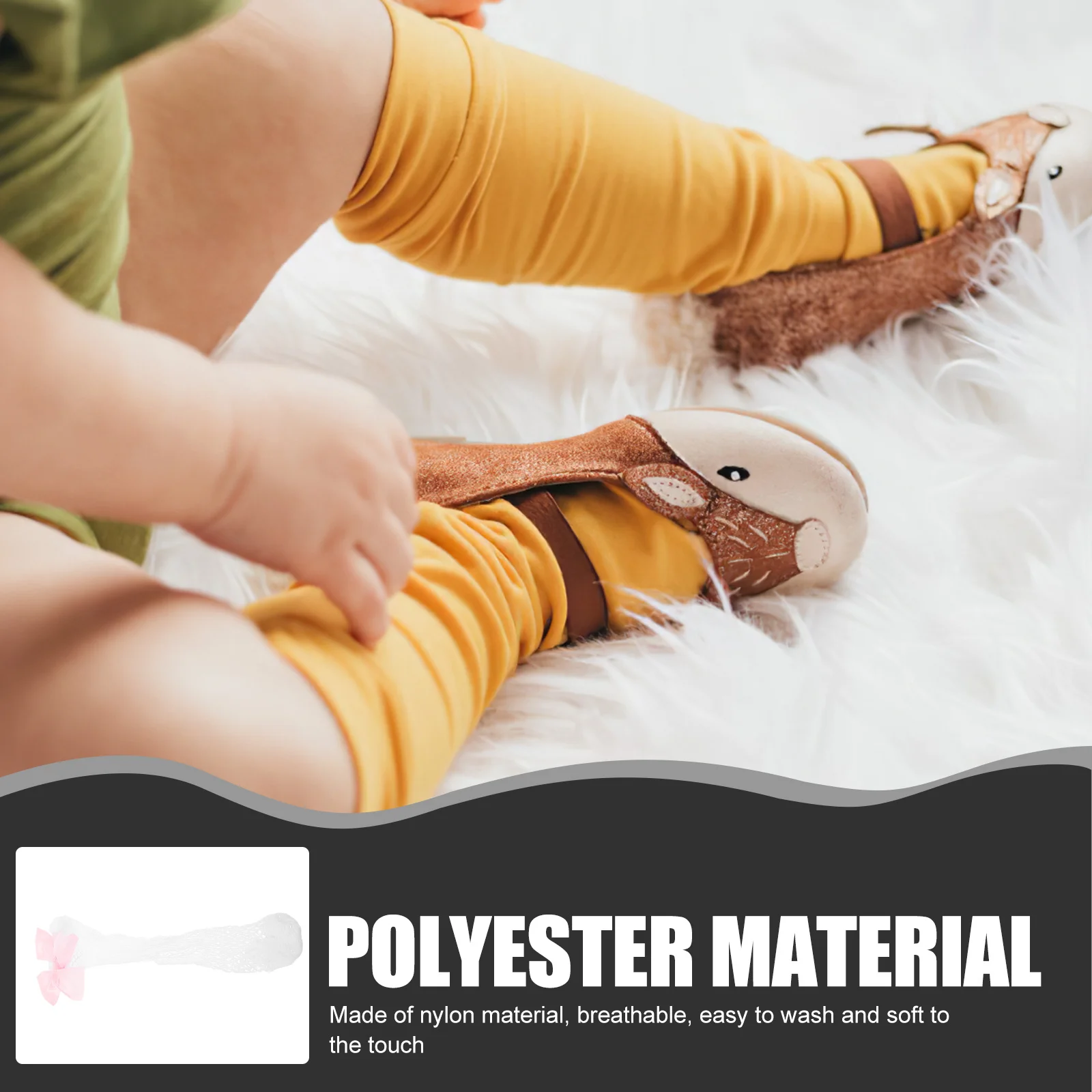 1 par de niños pequeños niñas tobillo alto decoración con lazo malla transpirable ligero verano arco niña tobillo niño - imagen 3