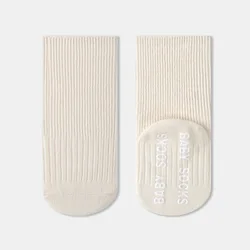 Calcetines antideslizantes de algodón para bebé - sujeción suave y segura