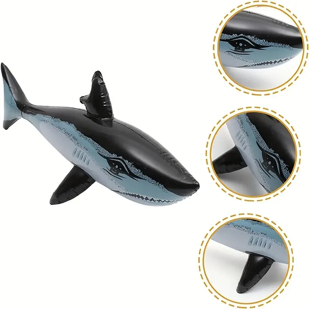 Tiburón inflable PVC para fiestas y juegos acuáticos - imagen 3
