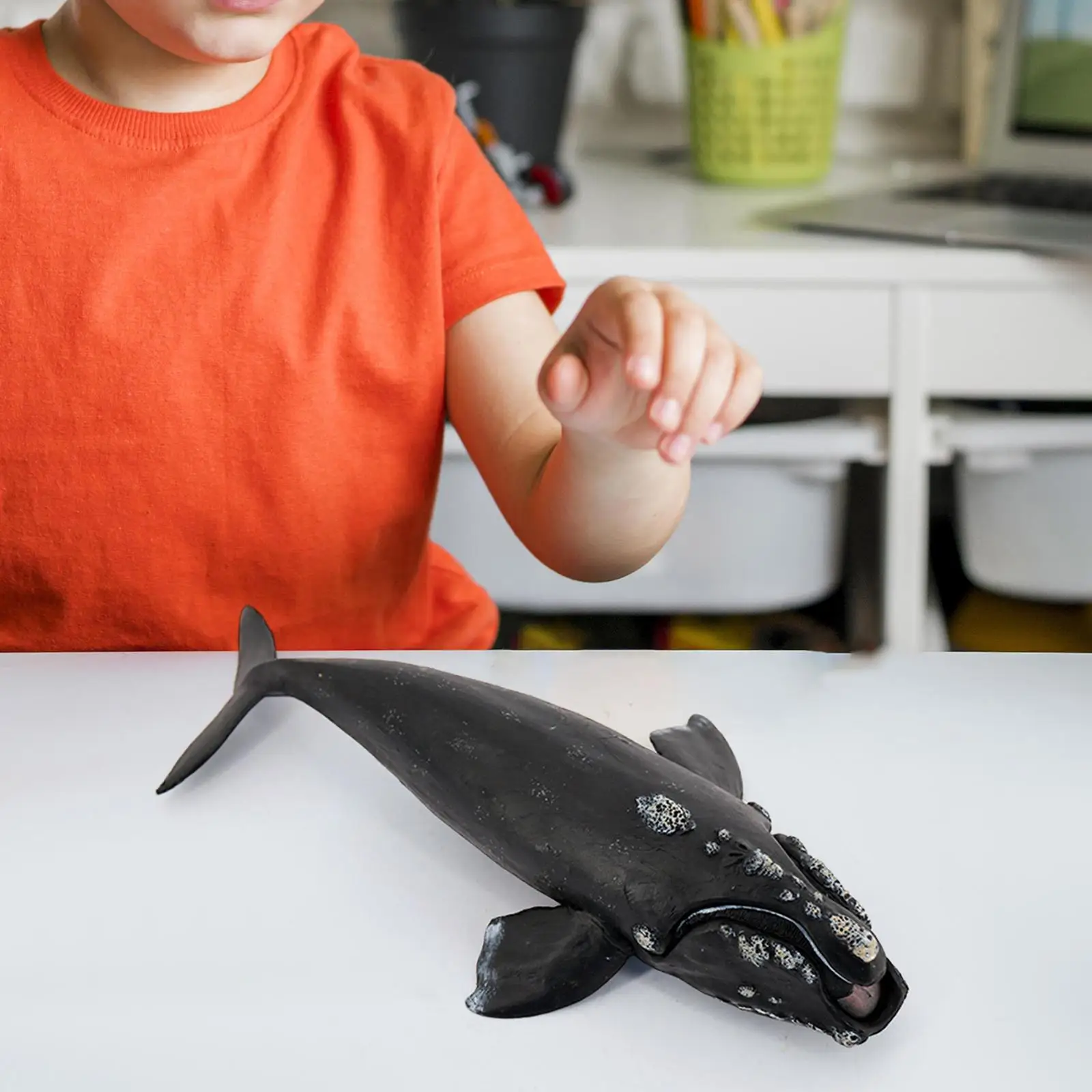 Whale Action Figure Aquarium Simulation Role Play Sea Life Realistic Sea Model for Toddlers Children Kids Boys Girls Gift