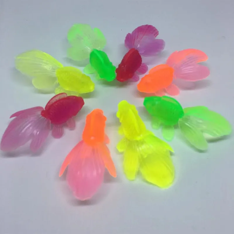 Juguete de baño pez dorado goma suave estimulación temprana para bebé - imagen 4