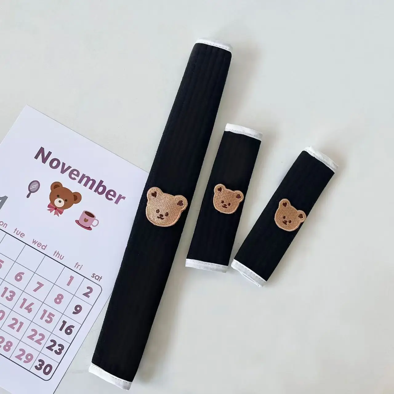 Cubierta protectora para manillar de carrito de cochecito, protector de hombro con bordado de animales, toalla de agua antimordida, accesorio para pasamanos delanteros - imagen 3