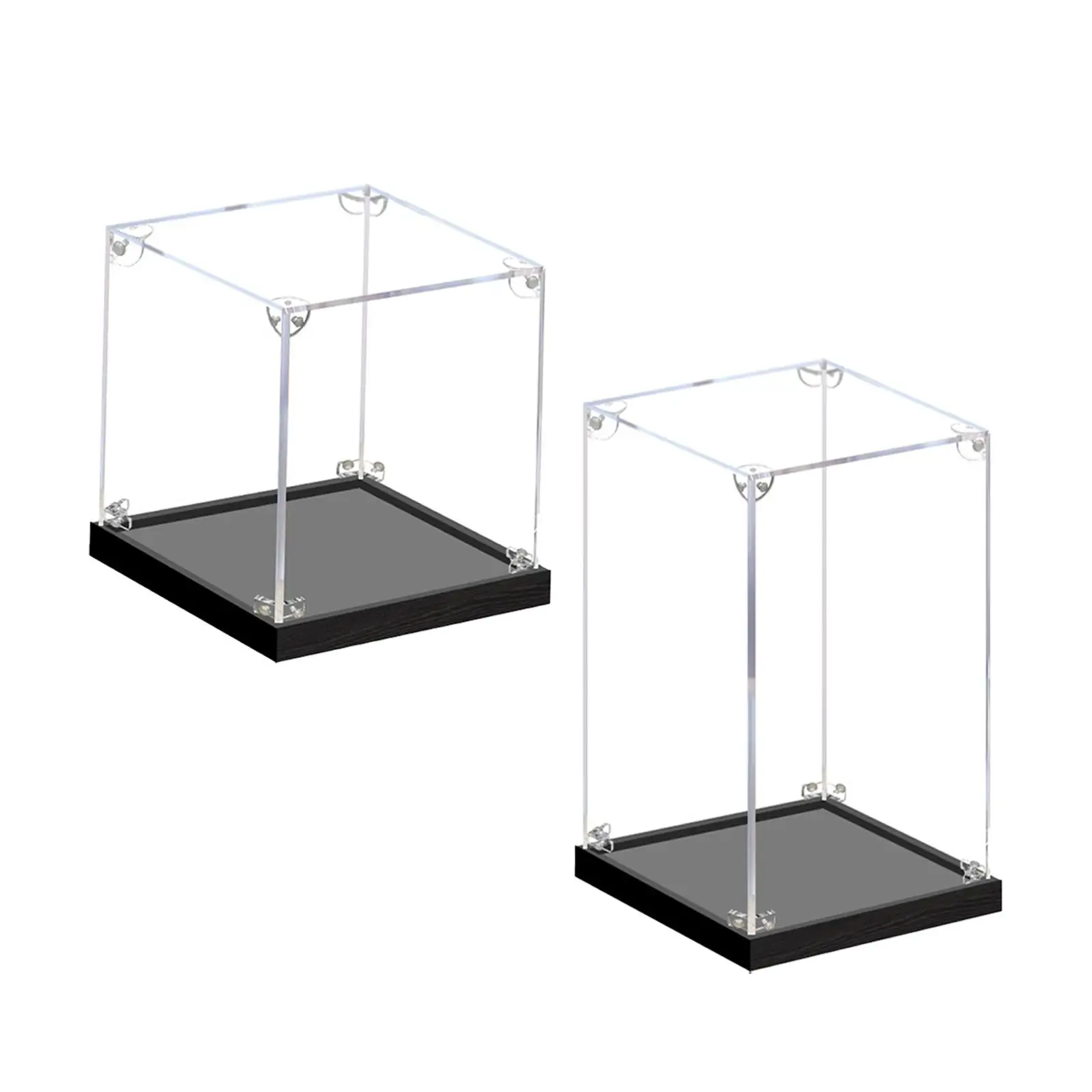 Display Case for Collectibles Acrylic Display Case Diecast Toy Cars Showcase for Statue Toys Cosmetics Model Cars Action Figures