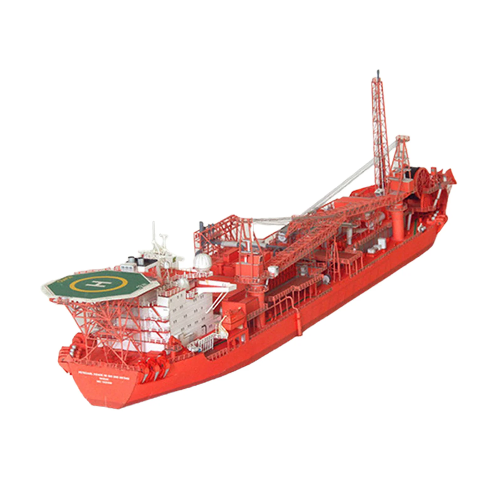 Floating Production Tanker DIY 3D Paper Model Ship Kit Decoration