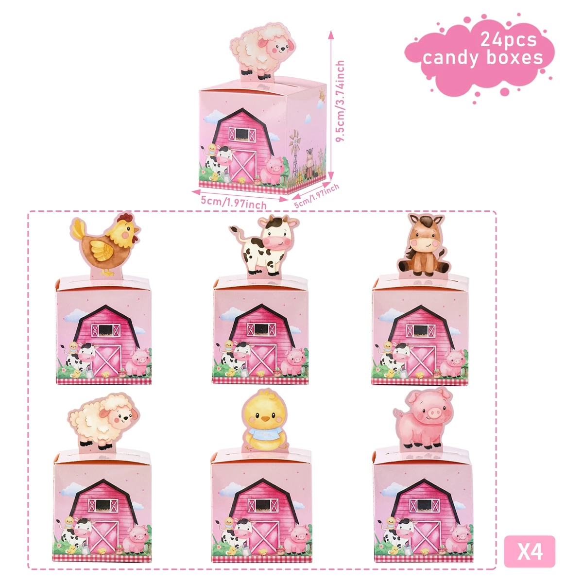 24pcs candy box