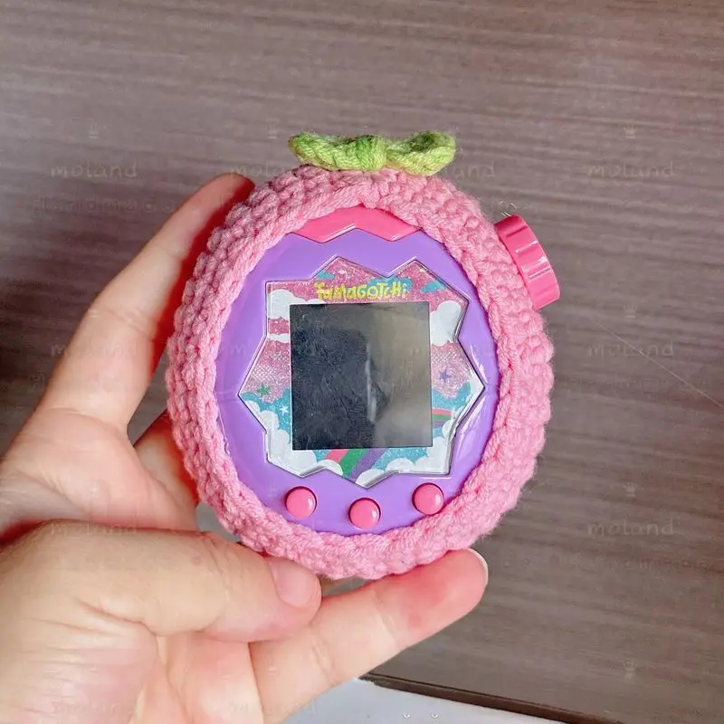 Linda cubierta protectora Tamagotchi Paradise, cubierta de melocotón de oso cereza, accesorios para elíso, decoración de concha protectora, juguetes, regalos para niñas - imagen 3