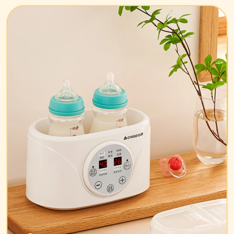 Calentador de leche materna para bebé, calentador termostático automático, calentador de leche caliente para mantener la biberones, esterilizador calentador de leche 2 en 1 - imagen 3