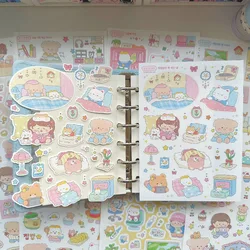 Pegatinas de osos kawaii para álbumes y cuadernos infantiles