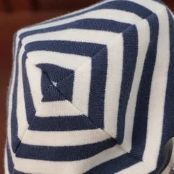 Gorro invierno algodón para bebé recién nacido – Rayas doble capa