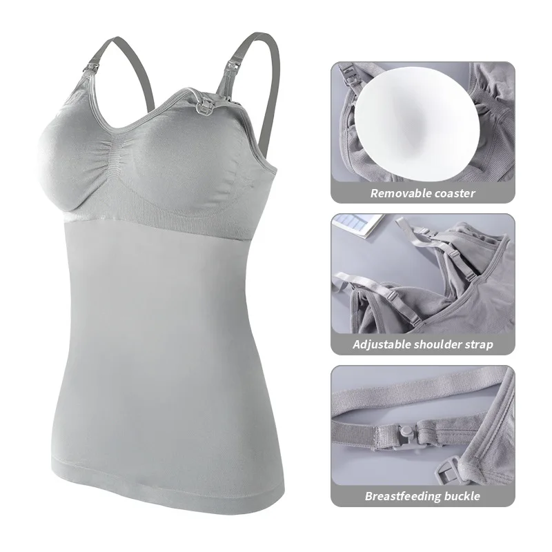 Camisola de maternidad con sujetador incorporado - lactancia
