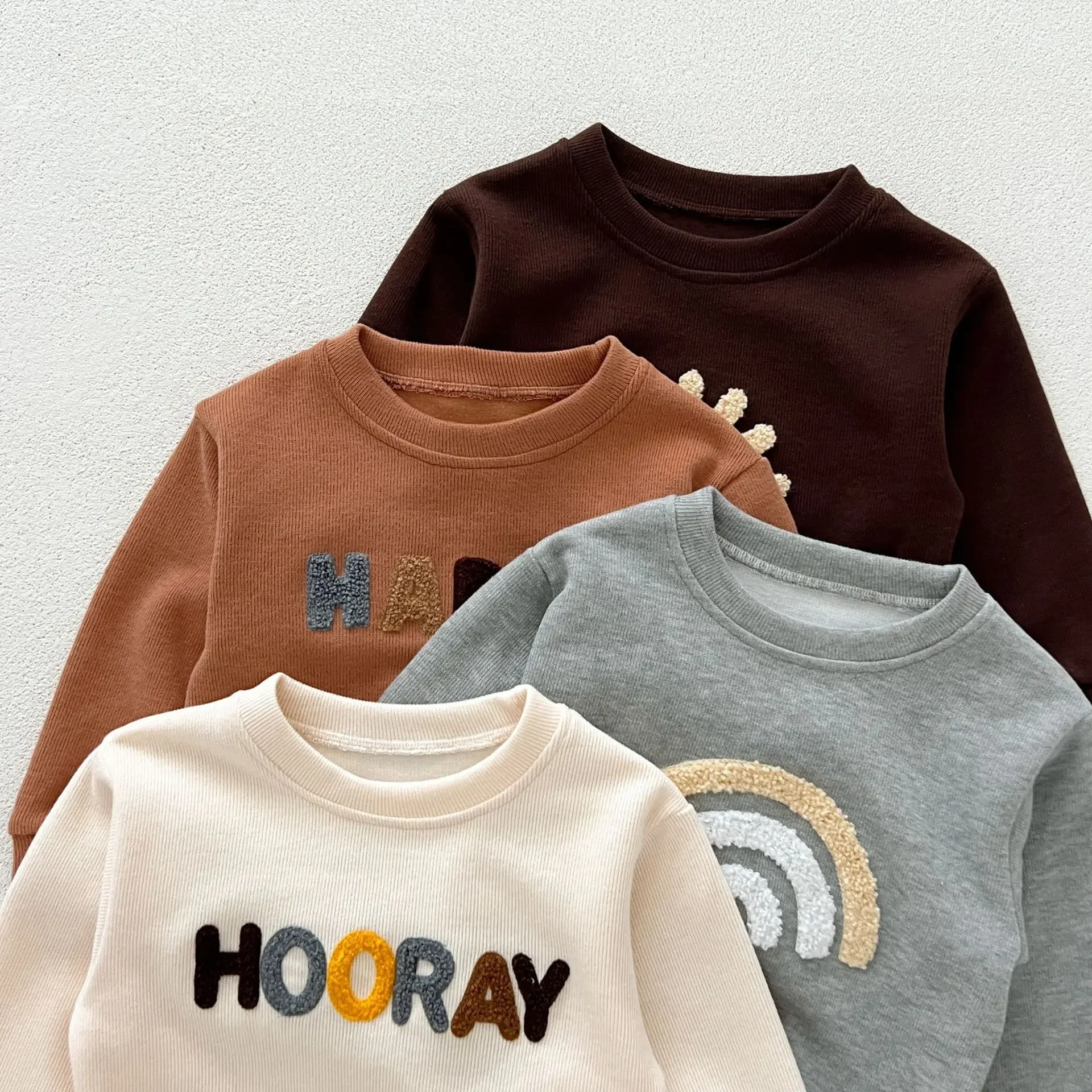 Milangel-Conjunto de sudadera Y pantalones para niños Y niñas, jersey con capucha Y letras para niños de 0 a 4 años, 2 piezas, novedad de otoño - imagen 4