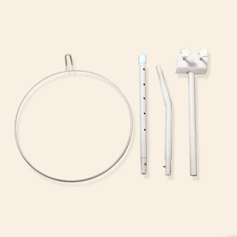 D7YD Moustiquaire SupportMoustiquaire Support Ensemble Réglable Clip-On Berceau Auvent Support Moustiquaire Accessoires - imagen 3