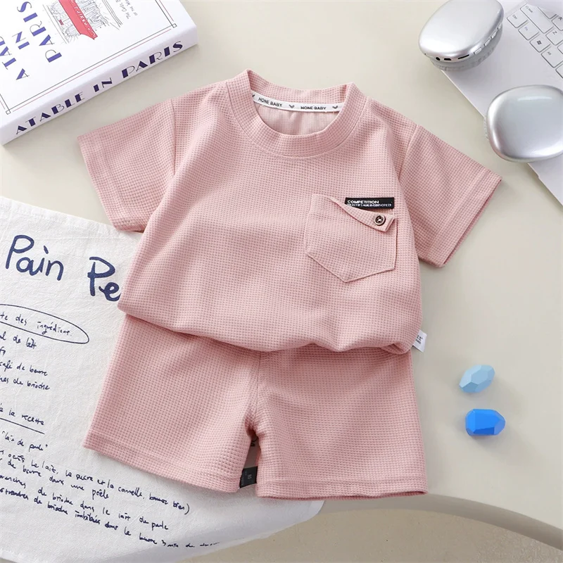 Conjunto de verano para niños: camiseta manga corta y pantalón corto - imagen 3