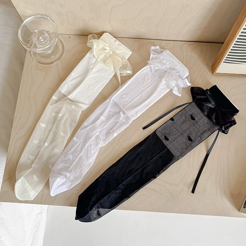 Gils Calcetines transparentes con volante para niña verano - imagen 2